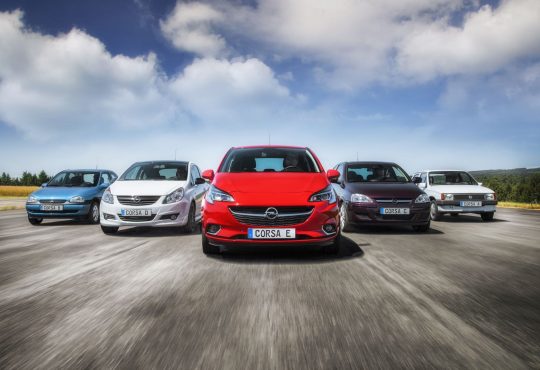 Opel Corsa pet generacija