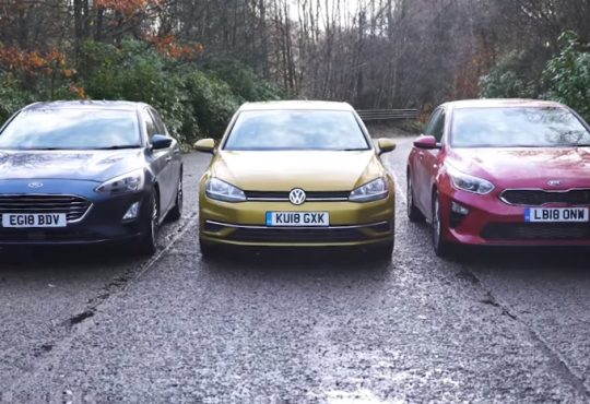 VW Golf, Ford Focus i Kia Ceed