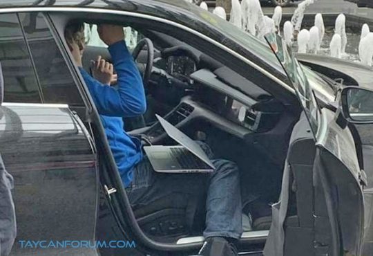 Porsche Taycan enterijer