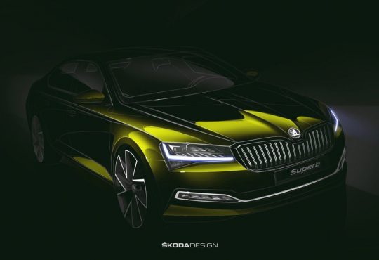 Škoda Superb tizer