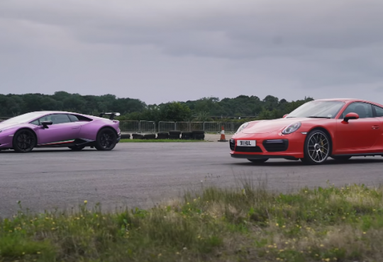 Porsche 911 Turbo S i Lamborghini Huracan Performante