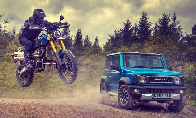 Suzuki Jimny vs Trimuph Scrambler