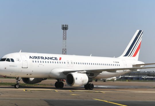 Air France, sletanje u Beograd