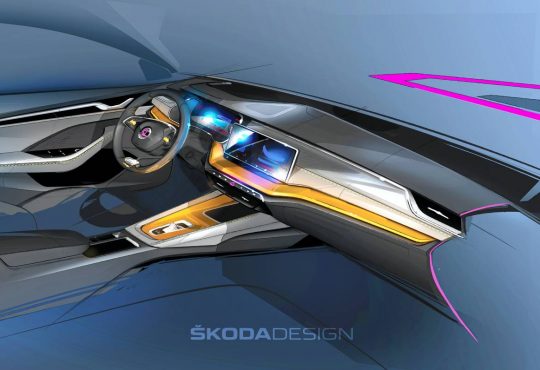 Škoda Octavia enterijer - tizer